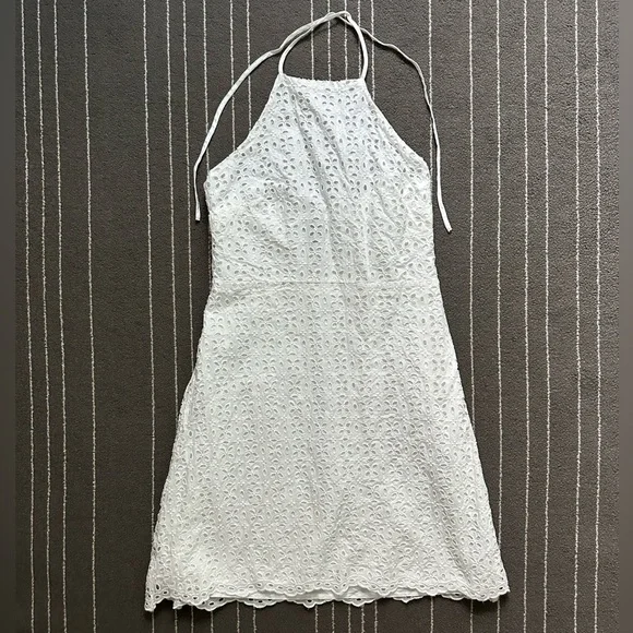 GAP | Dresses | Gap Halterneck Eyelet White Mini Dress | Poshmark GAP | Dresses | Gap Halterneck Eyelet White Mini Dress | Poshmark